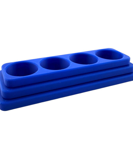 Jeff Did It - 17ml Paint Bottle Organizer Long - Compatible with The Scale 75 17ml Paint Bottles - Holds 4 Bottles - Made in the USA