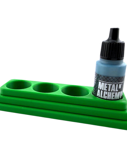 Jeff Did It - 17ml Paint Bottle Organizer Long - Compatible with The Scale 75 17ml Paint Bottles - Holds 4 Bottles - Made in the USA