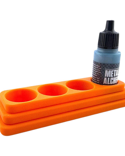 Jeff Did It - 17ml Paint Bottle Organizer Long - Compatible with The Scale 75 17ml Paint Bottles - Holds 4 Bottles - Made in the USA