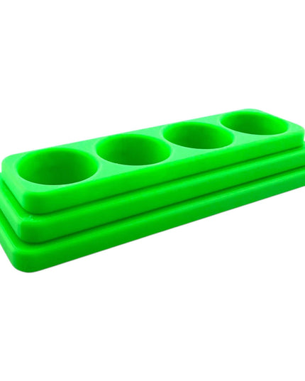 Jeff Did It - 17ml Paint Bottle Organizer Long - Compatible with The Scale 75 17ml Paint Bottles - Holds 4 Bottles - Made in the USA