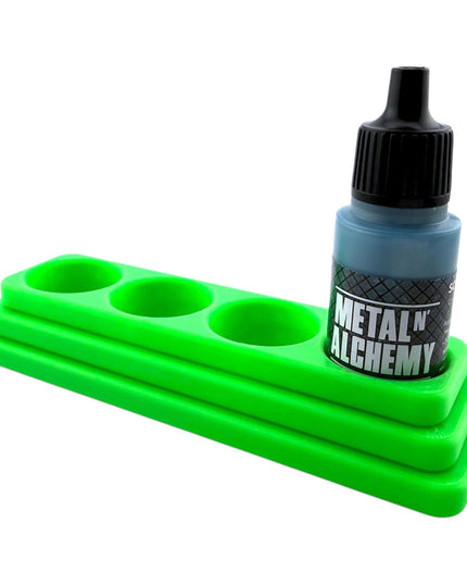 Jeff Did It - 17ml Paint Bottle Organizer Long - Compatible with The Scale 75 17ml Paint Bottles - Holds 4 Bottles - Made in the USA