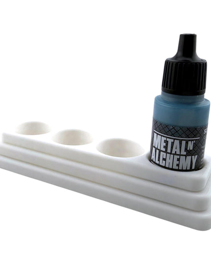 Jeff Did It - 17ml Paint Bottle Organizer Long - Compatible with The Scale 75 17ml Paint Bottles - Holds 4 Bottles - Made in the USA