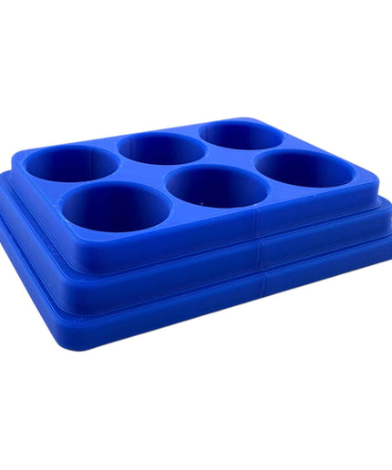 Jeff Did It - 17ml Paint Bottle Organizer - Compatible with The Scale 75 17ml Paint Bottles - Holds 6 Bottles - Made in the USA