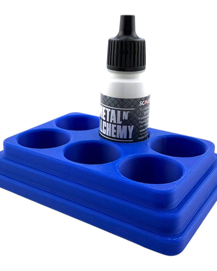 Jeff Did It - 17ml Paint Bottle Organizer - Compatible with The Scale 75 17ml Paint Bottles - Holds 6 Bottles - Made in the USA