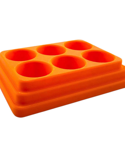 Jeff Did It - 17ml Paint Bottle Organizer - Compatible with The Scale 75 17ml Paint Bottles - Holds 6 Bottles - Made in the USA