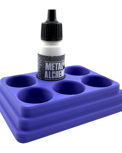 Jeff Did It - 17ml Paint Bottle Organizer - Compatible with The Scale 75 17ml Paint Bottles - Holds 6 Bottles - Made in the USA