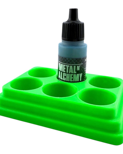Jeff Did It - 17ml Paint Bottle Organizer - Compatible with The Scale 75 17ml Paint Bottles - Holds 6 Bottles - Made in the USA