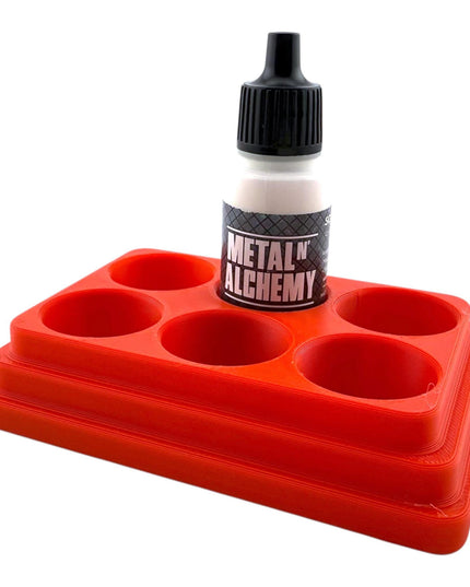Jeff Did It - 17ml Paint Bottle Organizer - Compatible with The Scale 75 17ml Paint Bottles - Holds 6 Bottles - Made in the USA