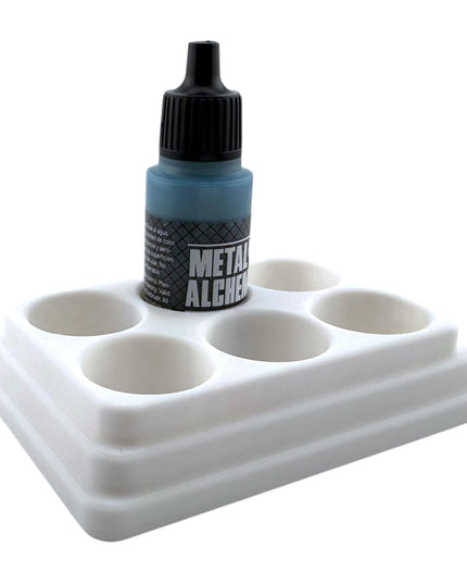 Jeff Did It - 17ml Paint Bottle Organizer - Compatible with The Scale 75 17ml Paint Bottles - Holds 6 Bottles - Made in the USA