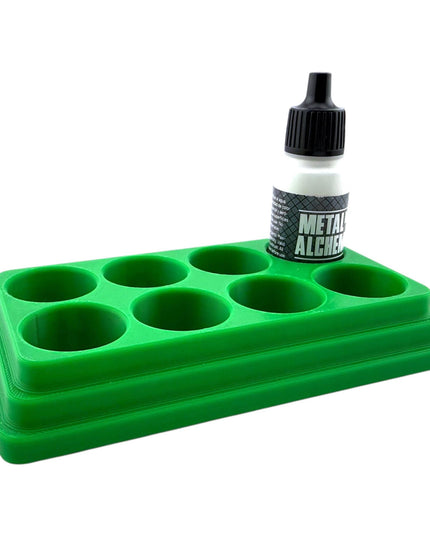 Jeff Did It - 17ml Paint Bottle Organizer - Compatible with The Scale 75 17ml Paint Bottles - Holds 8 Bottles - Made in the USA