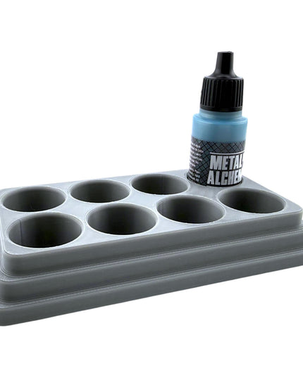 Jeff Did It - 17ml Paint Bottle Organizer - Compatible with The Scale 75 17ml Paint Bottles - Holds 8 Bottles - Made in the USA