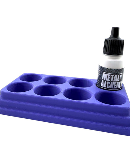 Jeff Did It - 17ml Paint Bottle Organizer - Compatible with The Scale 75 17ml Paint Bottles - Holds 8 Bottles - Made in the USA