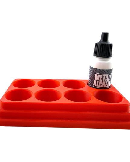 Jeff Did It - 17ml Paint Bottle Organizer - Compatible with The Scale 75 17ml Paint Bottles - Holds 8 Bottles - Made in the USA