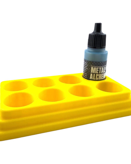 Jeff Did It - 17ml Paint Bottle Organizer - Compatible with The Scale 75 17ml Paint Bottles - Holds 8 Bottles - Made in the USA