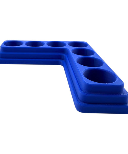 Jeff Did It - 17ml Paint Bottle Organizer - Compatible with The Scale 75 17ml Paint Bottles - Holds 7 Bottles - Made in the USA
