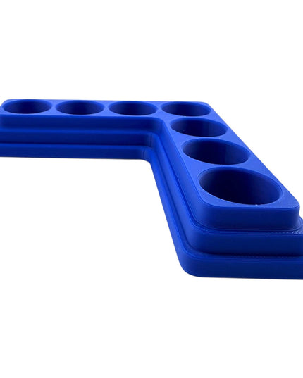 Jeff Did It - 17ml Paint Bottle Organizer - Compatible with The Scale 75 17ml Paint Bottles - Holds 7 Bottles - Made in the USA