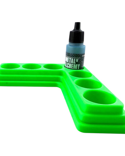 Jeff Did It - 17ml Paint Bottle Organizer - Compatible with The Scale 75 17ml Paint Bottles - Holds 7 Bottles - Made in the USA