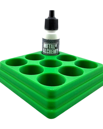 Jeff Did It - 17ml Paint Bottle Organizer - Compatible with The Scale 75 17ml Paint Bottles - Holds 9 Bottles - Made in the USA