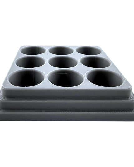 Jeff Did It - 17ml Paint Bottle Organizer - Compatible with The Scale 75 17ml Paint Bottles - Holds 9 Bottles - Made in the USA
