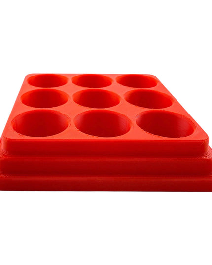 Jeff Did It - 17ml Paint Bottle Organizer - Compatible with The Scale 75 17ml Paint Bottles - Holds 9 Bottles - Made in the USA
