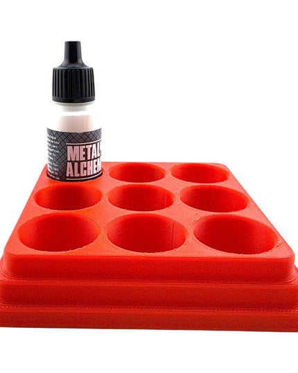 Jeff Did It - 17ml Paint Bottle Organizer - Compatible with The Scale 75 17ml Paint Bottles - Holds 9 Bottles - Made in the USA