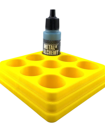Jeff Did It - 17ml Paint Bottle Organizer - Compatible with The Scale 75 17ml Paint Bottles - Holds 9 Bottles - Made in the USA