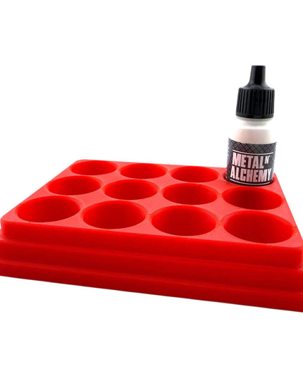 Jeff Did It - 17ml Paint Bottle Organizer - Compatible with The Scale 75 17ml Paint Bottles - Holds 12 Bottles - Made in the USA