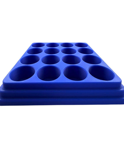 Jeff Did It - 17ml Paint Bottle Organizer - Compatible with The Scale 75 17ml Paint Bottles - Holds 16 Bottles - Made in the USA
