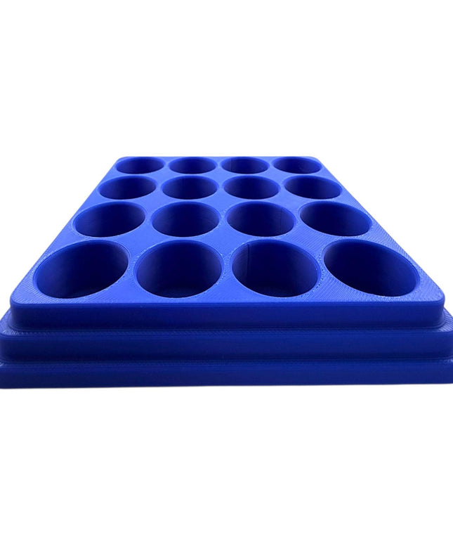 Jeff Did It - 17ml Paint Bottle Organizer - Compatible with The Scale 75 17ml Paint Bottles - Holds 16 Bottles - Made in the USA