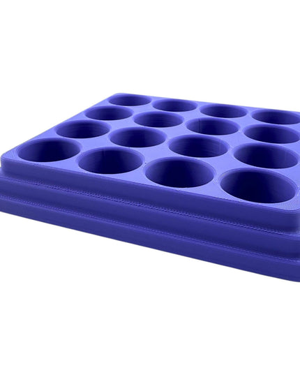 Jeff Did It - 17ml Paint Bottle Organizer - Compatible with The Scale 75 17ml Paint Bottles - Holds 16 Bottles - Made in the USA