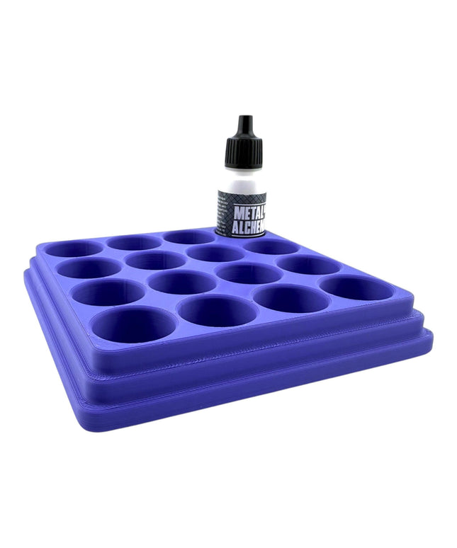 Jeff Did It - 17ml Paint Bottle Organizer - Compatible with The Scale 75 17ml Paint Bottles - Holds 16 Bottles - Made in the USA