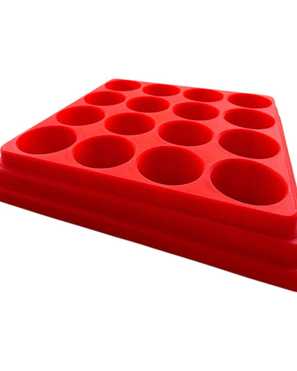 Jeff Did It - 17ml Paint Bottle Organizer - Compatible with The Scale 75 17ml Paint Bottles - Holds 16 Bottles - Made in the USA