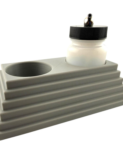 Jeff Did It - 3oz Airbrush Bottle - Compatible with Paasche 3oz Bottles - Holds 2 Bottles - Designed and Manufactured in America