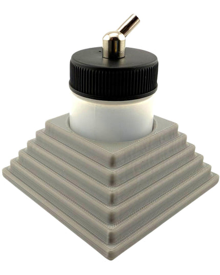 Jeff Did It - 1oz Airbrush Bottle - Compatible with Paasche 1oz Bottles - Holds 1 Bottle - Designed and Manufactured in America