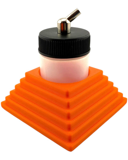 Jeff Did It - 1oz Airbrush Bottle - Compatible with Paasche 1oz Bottles - Holds 1 Bottle - Designed and Manufactured in America