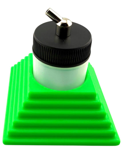 Jeff Did It - 1oz Airbrush Bottle - Compatible with Paasche 1oz Bottles - Holds 1 Bottle - Designed and Manufactured in America