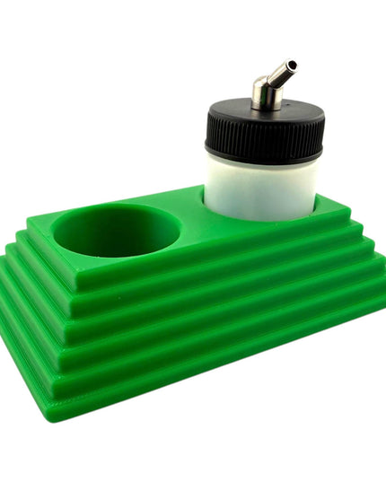 Jeff Did It - 1oz Airbrush Bottle - Compatible with Paasche 1oz Bottles - Holds 2 Bottles - Designed and Manufactured in America