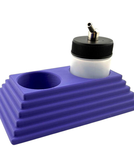 Jeff Did It - 1oz Airbrush Bottle - Compatible with Paasche 1oz Bottles - Holds 2 Bottles - Designed and Manufactured in America