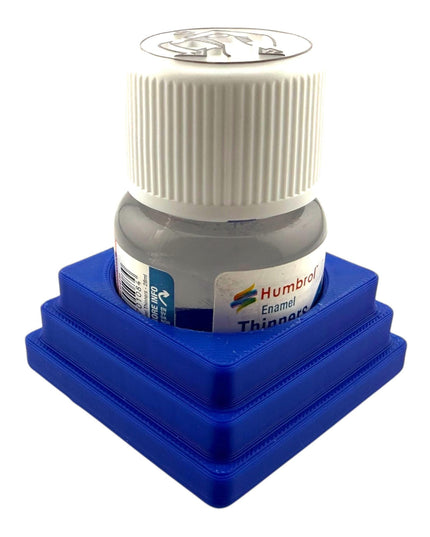 Jeff Did It! 28ml Bottle Holder - Holds 1 Bottle Compatible with Humbrol 28ml Bottles - 3D Printed - Designed and Manufactured in America