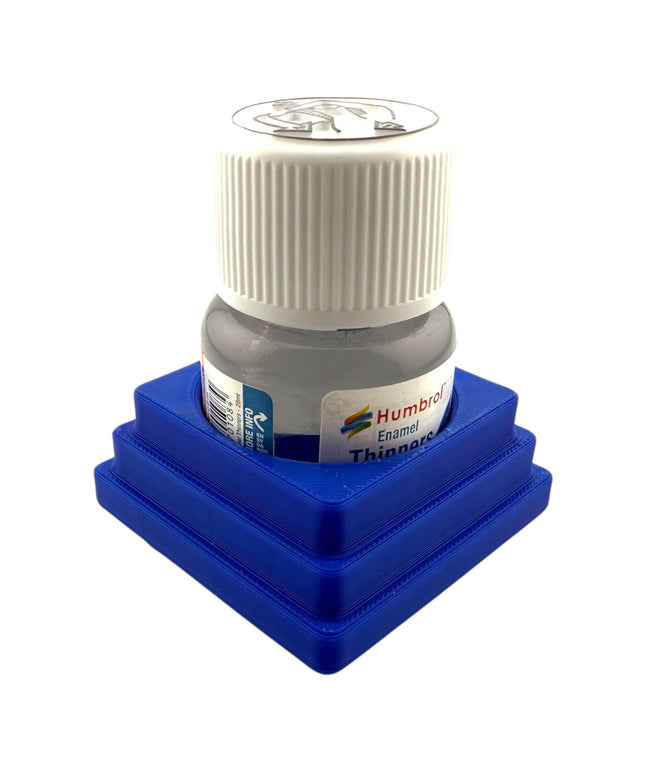 Jeff Did It! 28ml Bottle Holder - Holds 1 Bottle Compatible with Humbrol 28ml Bottles - 3D Printed - Designed and Manufactured in America