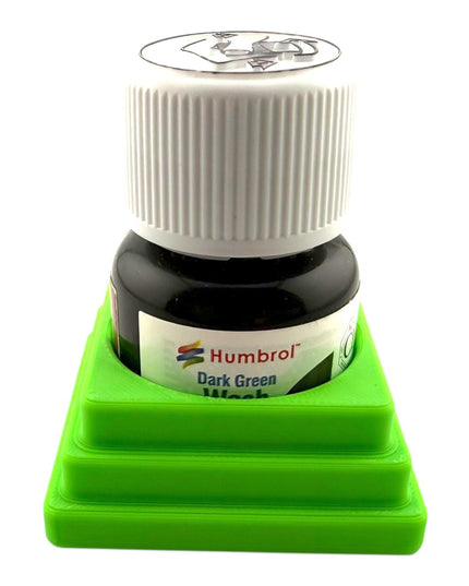 Jeff Did It! 28ml Bottle Holder - Holds 1 Bottle Compatible with Humbrol 28ml Bottles - 3D Printed - Designed and Manufactured in America