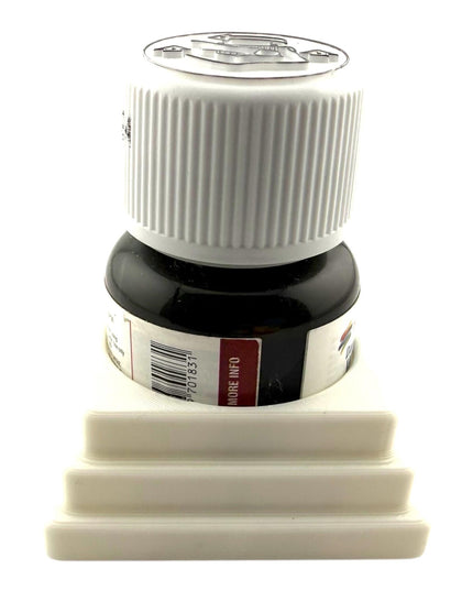 Jeff Did It! 28ml Bottle Holder - Holds 1 Bottle Compatible with Humbrol 28ml Bottles - 3D Printed - Designed and Manufactured in America