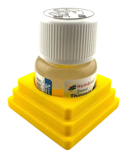 Jeff Did It! 28ml Bottle Holder - Holds 1 Bottle Compatible with Humbrol 28ml Bottles - 3D Printed - Designed and Manufactured in America