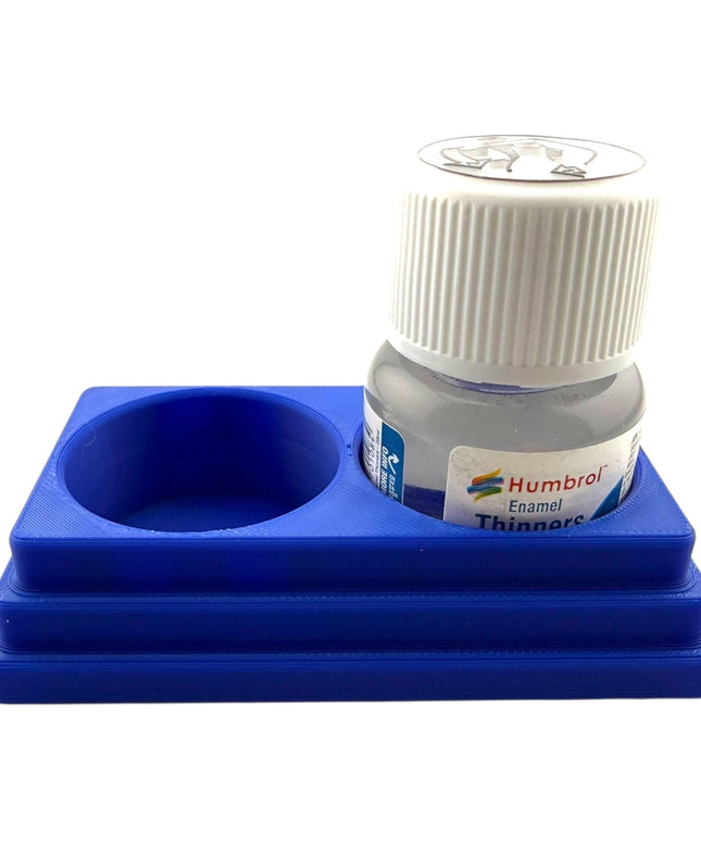 Jeff Did It! 28ml Bottle Holder - Holds 2 Bottles Compatible with Humbrol 28ml Bottles - 3D Printed - Designed and Manufactured in America