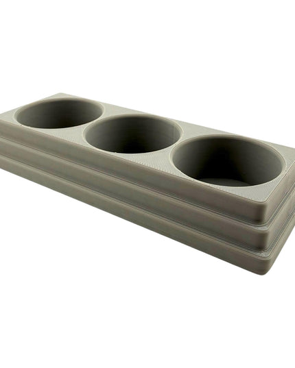 Jeff Did It! 28ml Bottle Holder - Holds 3 Bottles Compatible with Humbrol 28ml Bottles - 3D Printed - Designed and Manufactured in America