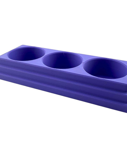 Jeff Did It! 28ml Bottle Holder - Holds 3 Bottles Compatible with Humbrol 28ml Bottles - 3D Printed - Designed and Manufactured in America
