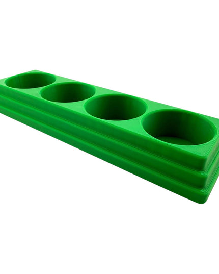 Jeff Did It! 28ml Bottle Holder Long - Holds 4 Bottles Compatible with Humbrol 28ml Bottles - 3D Printed - Designed & Made in the USA