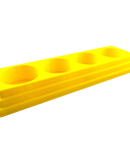 Jeff Did It! 28ml Bottle Holder Long - Holds 4 Bottles Compatible with Humbrol 28ml Bottles - 3D Printed - Designed & Made in the USA
