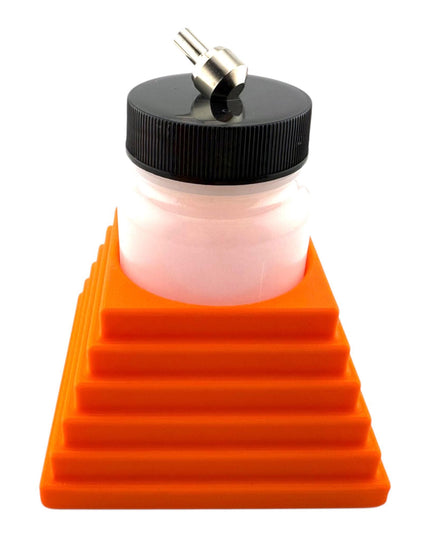 Jeff Did It - 3oz Airbrush Bottle - Compatible with Paasche 3oz Bottles - Holds 1 Bottle - Designed and Manufactured in America