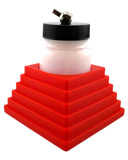 Jeff Did It - 3oz Airbrush Bottle - Compatible with Paasche 3oz Bottles - Holds 1 Bottle - Designed and Manufactured in America